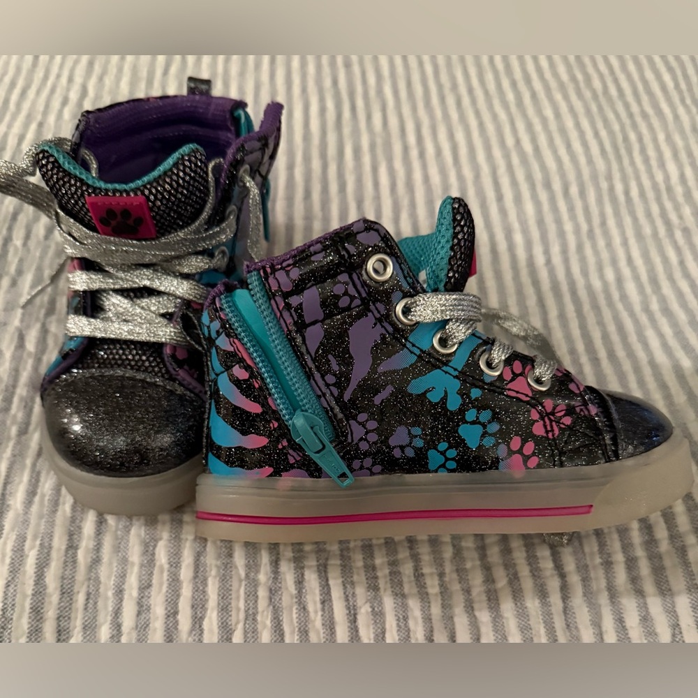 Athletic Works Teal and Violet Footwear